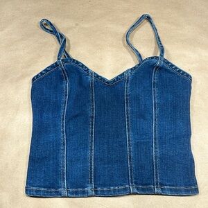 Refuge Denim Camisole Jean Top Sz SP